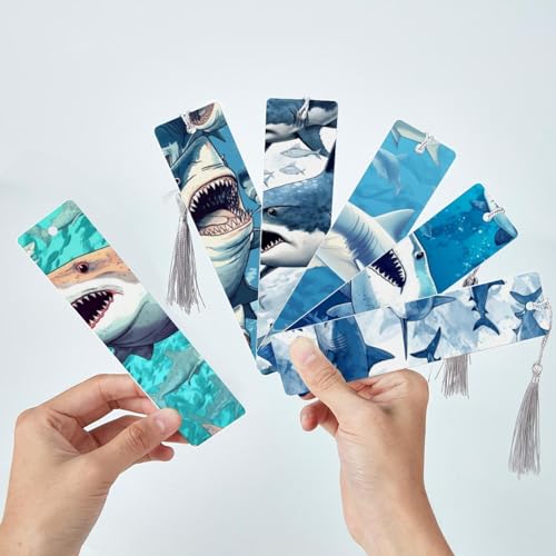 Marque-pages requin à pompons pour vos moments de lecture cocooning - 3