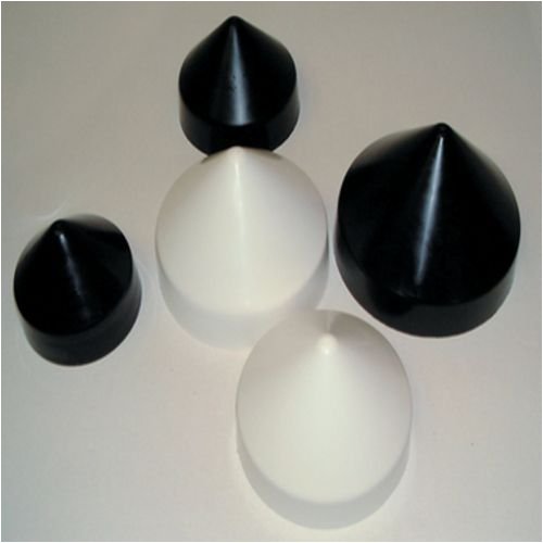 image for Dock Edge + PVC Cone Head Piling Cap, White, 7-Inch