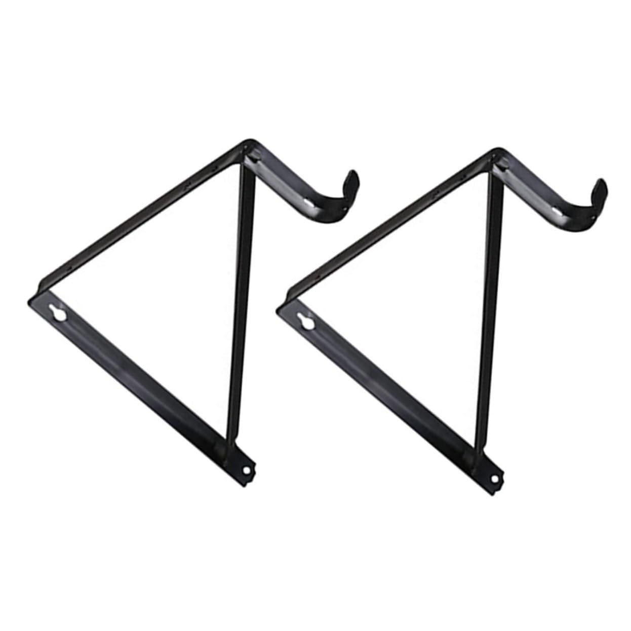 jojofuny Staffe Da Parete Per Mensole Set Di 2 Supporti Reggimensola Resistente Per Mensole Galleggianti e Scaffali Design Con Gancio Per Carico Elevato