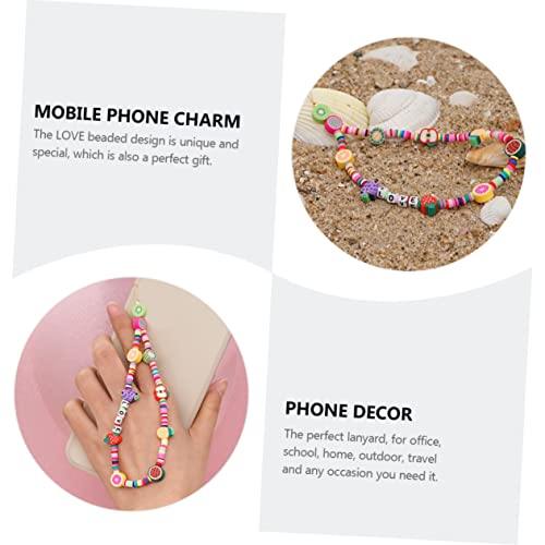 UKCOCO 4 Unidades De Corrente De Telefone Móvel Cordão De Contas Pulseira Para Mulheres Cordão De Ch