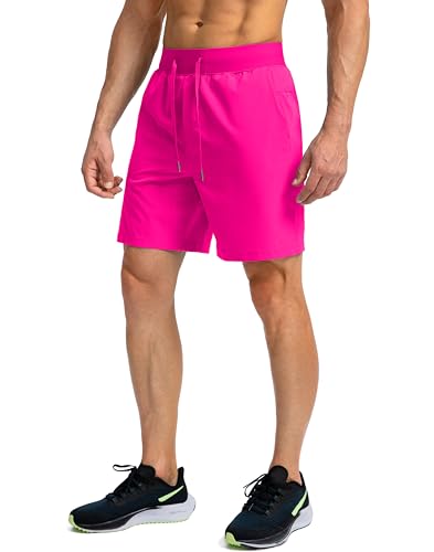Image of Soothfeel Men's Running Shorts with Zipper Pockets 9 inch / 7 inch / 5 inch Quick Dry Eight Basketball Gym Workout Athletic Shorts