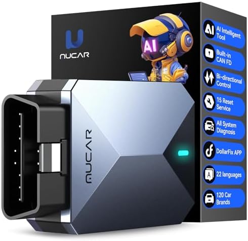 MUCAR AI-Assisted OBD2 Scanner Bluetooth Lifetime Update Sup ELM3...