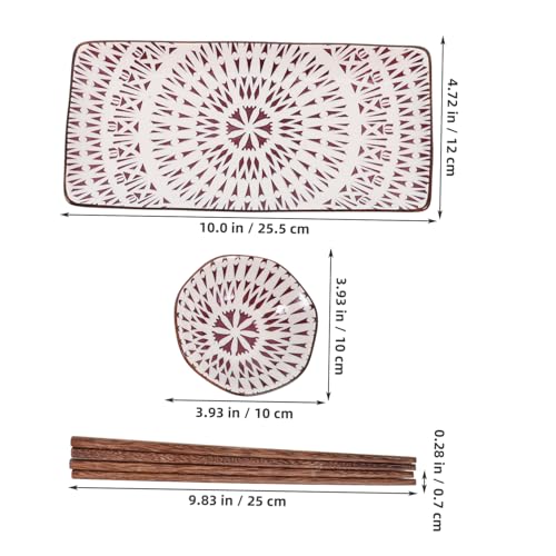 Juego 2 Platos para Sushi Estilo Japonés miniatura 2