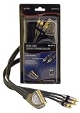 2-fach abgeschirmt profitec HCK 9975 10 High End Scart Adapterkabel 10,0m (Scart Stecker 21pol- 3X Cinch Stecker RGB)