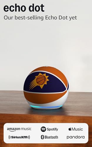 Image of Amazon Echo Dot (newest model) | Officially Licensed NBA Limited-Edition | Phoenix Suns