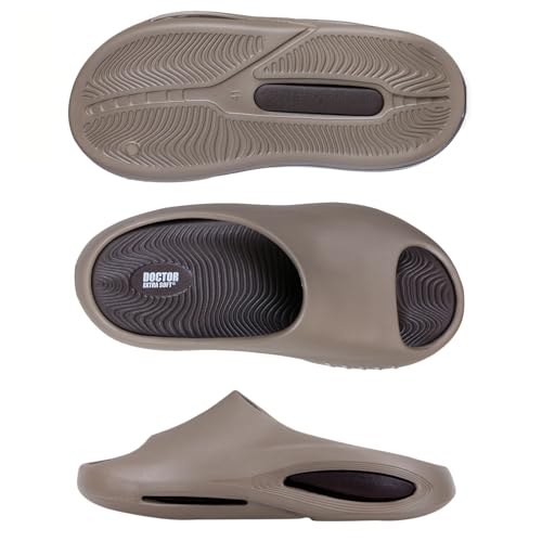 Image of DOCTOR EXTRA SOFT Men's Classic Ultra Soft Sliders /Slippers with Cushion FootBed for Adult | Comfortable & Light Weight | Stylish & Anti-Skid | Waterproof & Everyday Flip Flops for Gents /Boys D-507