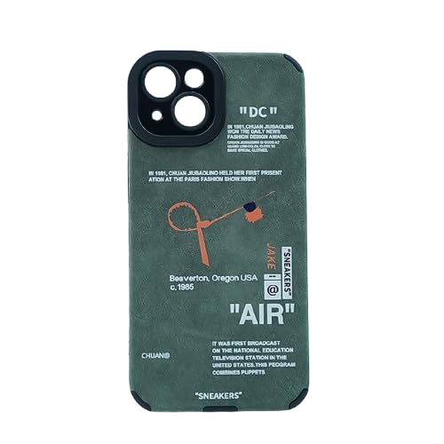 MILLION CASES® Back Cover Case for iPhone 14 Soft Flexible Shockproof Protective Sneaker Label Leather Edge Case(Olive) (B0DG5VQXTF) Amazon Price History, Amazon Price Tracker