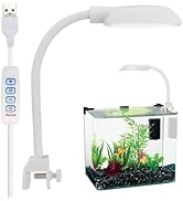 Amazon | Mriocan 水槽ライト 7W 水族館 クリップライト 照明小型成長