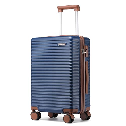 Ruausine Maleta de Cabina 55x40x20cm - La Maleta de Viaje 4 Ruedas multidireccionales, candado TSA y diseño Ultraligero. Cumple Medidas de Equipaje de Mano,para Maletas de Cabina