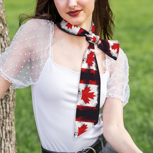 Canadian flag Prints Women's Fashion Scarf Suitable as Scarves, hair scarves, headbands, headbands, handbands4