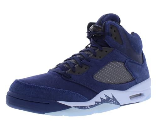 Air Jordan 5 Retro Se Hombres Zapatos, Azul marino medianoche, negro, 44.5 EU