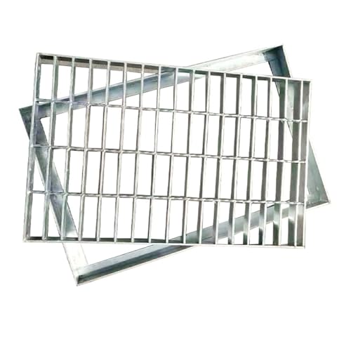 Grille d'évacuation rectangulaire durable en acier inoxydable pur - 4