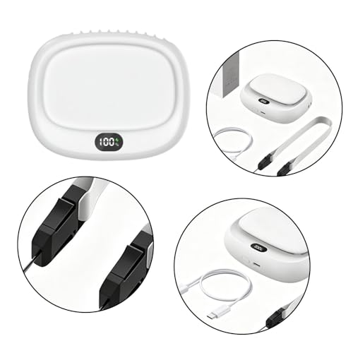 Ventilateur de cou portable à piles rechargeable pour sport et extérieur - 8