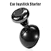 Car Joystick Starter, 2.56×2.36in Car Engine Start Stop Button Cover Car Push to Start Button Rocker Car One-Touch Start Button Rocker Car Button Start Lever(Black)