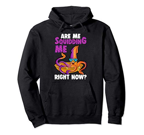 Are You Squidding Me Right Now? Cute & Funny Squid Pun Sudadera con Capucha