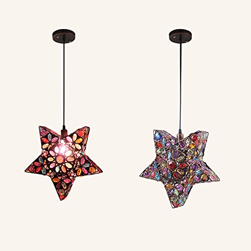 Lustre Forme D'Étoile Haut de Gamme Style Européen Durable E14 - 4