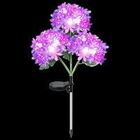 Fairy Hydrangea Lights, Artificial Light-Up Hydrangea Flower with 2