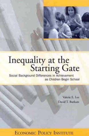 Inequality at the Starting Gate