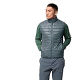 Inklusive Packbeutel Jack Wolfskin Herren Jwp Weste M, Storm Grey, XXXL