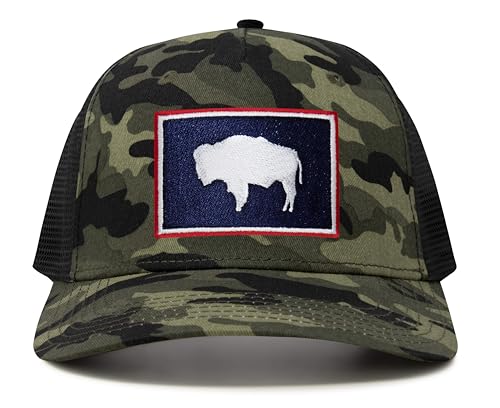 Image of International Tie State Hat for Men and Women, Adjustable Snapback Trucker Baseball Cap with Embroidered Patch