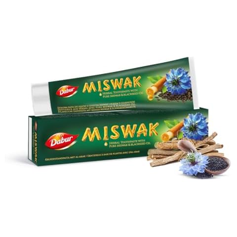 Dabur Miswak Blackseed Herbal Toothpaste for Healthy Gums Cover
