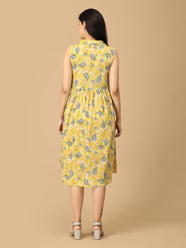 Image of The Mom Store Maternity Dress | Pre and Post Pregnancy Dress | Sleeveless
