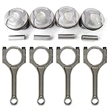 DAYSYORE Engine Piston and Connecting Rods Kit Fits for 2010-2018 Kia-Soul Rio 1.6L, for 2010-2017 Accent 1.6L Engine Replace OE 23510-2B010 23041-2B600 23041-2B610.