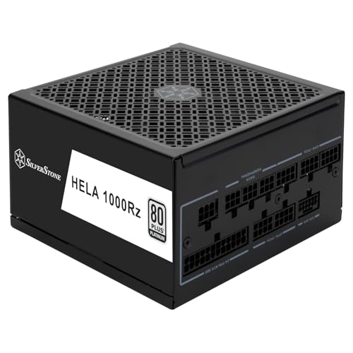 Image of Silverstone Technology HELA 1000Rz 80 Plus Platinum 1000W ATX 3.1 & PCIe 5 Fully Modular ATX Power Supply, SST-HA1000R-PM