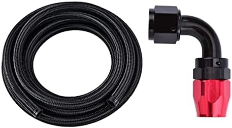 SVOPES 1/2-in ID X 10-ft Stainless Steel/Nylon Black Fuel Hose In The Tubing & Hoses Department At - Foto 4