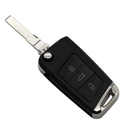 Chave Canivete Compatível com Volkswagen VW Gol Golf Voyage Polo Fox Saveiro Modelo Novo
