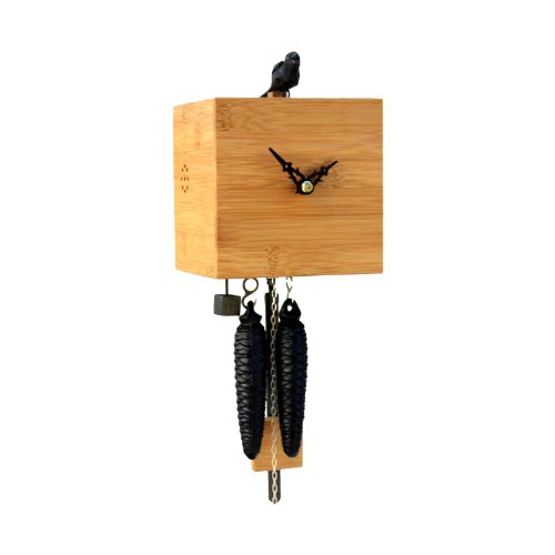 Rombach & Haas Moderne Kuckucksuhr Vogelfrei natur 1-Tagwerk 17 cm Cover