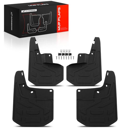 Image of A-Premium Mud Flaps for Chevrolet Colorado 2023 2024 2025 2026, No Drilling Required Mud Guards with Hardware Accessories, Set of 4 Front and Rear