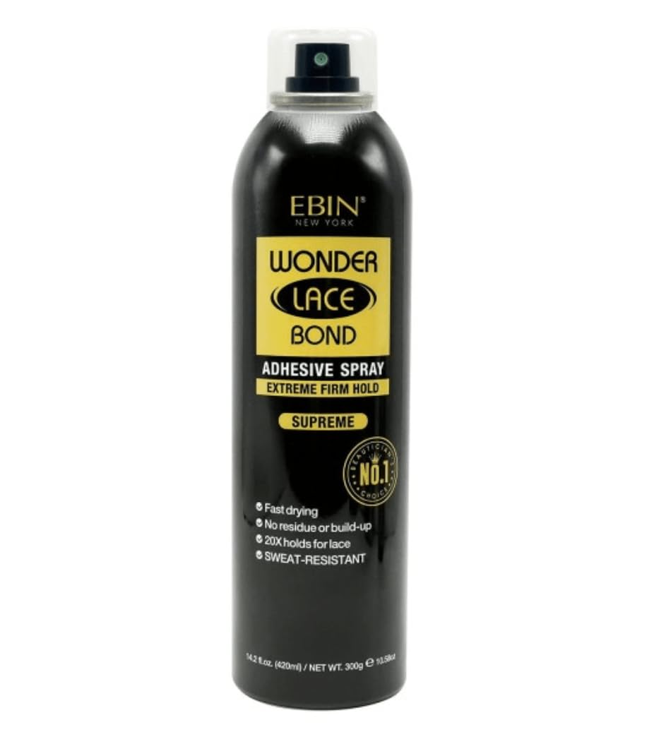 EBIN NEW YORK Wonder Lace Bond Adhesive Spray (Supreme Hold, 14.2oz/ 400ml)