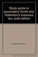 Study guide to accompany Smith and Roberson's business law, sixth edition B000711D4E Book Cover