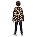 KEIGE Food Pizza Boys Fleece Coat,Children's Zip-Up Hoodie Jacket,Baby Warm Fashion Outerwear 3T,A111589