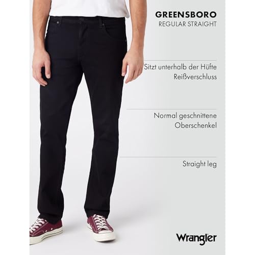 Wrangler Herren-Jeans Greensboro, Regular Fit, Straight Leg – Ansicht 4