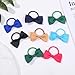 YWAOAIJD 40pcs baby hair ties with Bows Elastic Ponytail Holders Small Hair Accessories for Kids Toddlers Infants. (Mixed color 1)