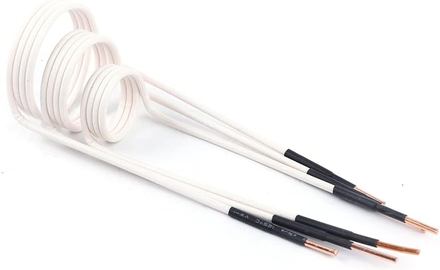 Induction Coils Kit White 8 Pcs for Mini Ductor Heater φ5-40mm Bolts