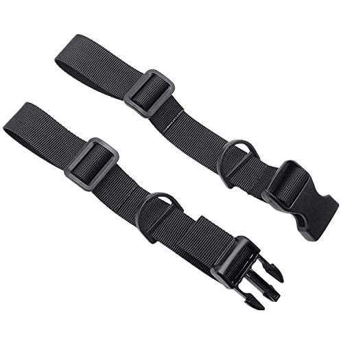 【Y Yakunitatu】Chest Strap Anti-Slip Backpack Strap Shoulder Slip-Proof Band Buckle-Type Adjustable Backpack/Backpack Belt Shoulder Strap Fix for Adults and Children, Black
