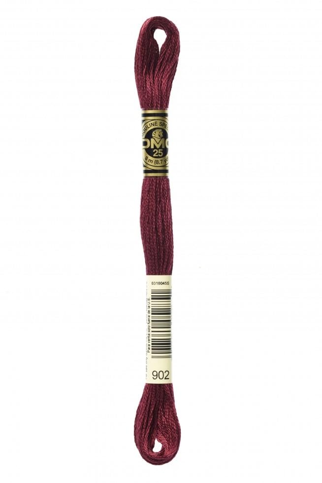 Image of DMC Stranded Cotton Embroidery Thread 902 - per skein
