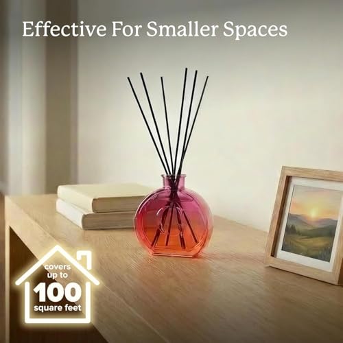Image of Soothe Aromatherapy Reed Diffuser Set (Pack of 2) | 200 ml with 12 Fiber Reed Sticks | Long-Lasting Home Fragrance (Up to 60 Days) | Air Freshener for Home, Bedroom & Office