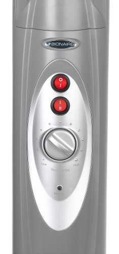 Bionaire Silent Micathermic Console Heater, Gray