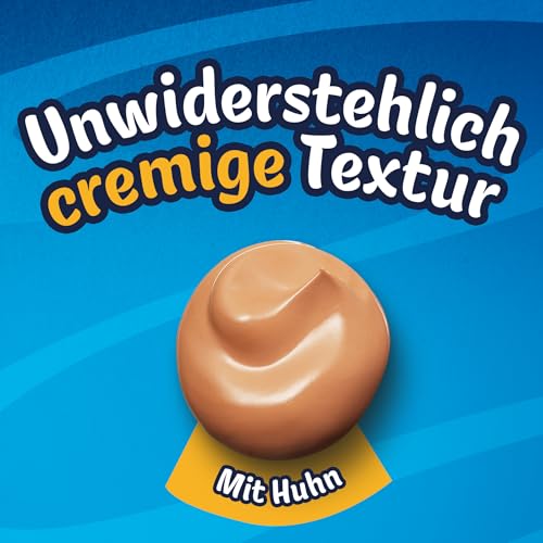 Felix Deli Moments, Cremiger Katzensnack mit Huhn, 44er Pack (44 x 10g)