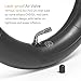 Heavy Duty 12/12.5x1.75x2.25 Thick 40% Butyl Inner Tube, 12 1/2 x 2 1/4 Inner Tube with CR202 Angled Valve Stem Compatible with Most 12x1.75/2.125 12x2.25 12.5X1.75/2.25 Bike/Scooter Tire Tube 2Pcs