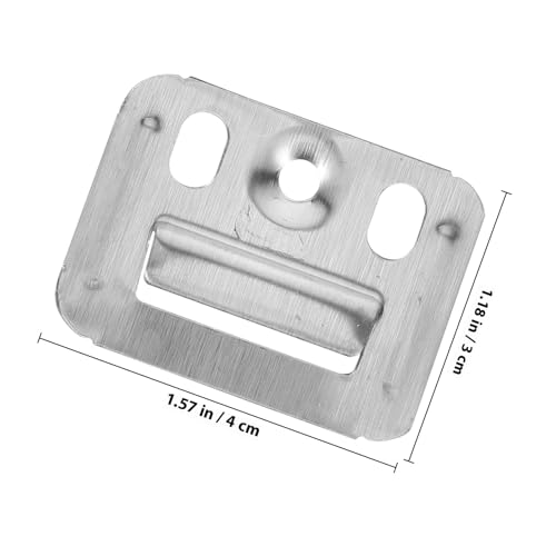 Herrajes para colgar espejos de acero inoxidable Alipis, pack de 100 piezas para paneles 3