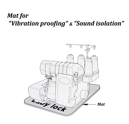 Babylock Vibration Absorbing Proof Mat for Serger Overlock Machine [Parallel Import from Japan] - Thumbnail 2