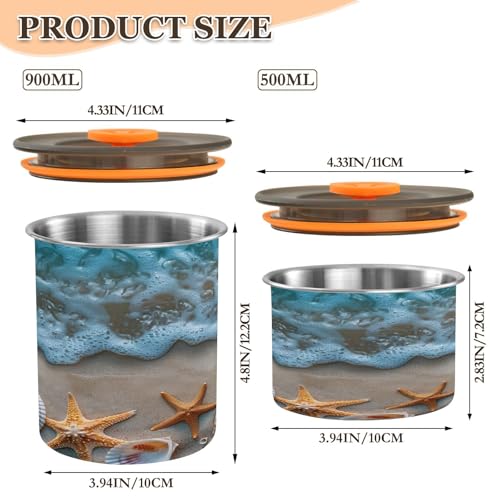 Contenedor Hermético Acero Inoxidable para Café 30oz miniatura 3