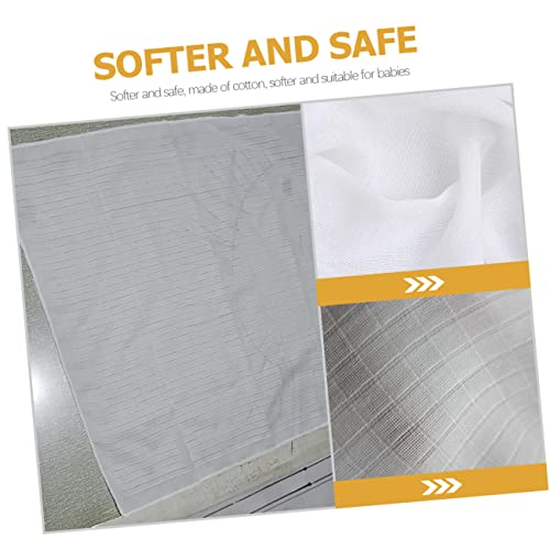 10Pcs Reusable Cotton Diaper Inserts Burp Cloths Absorbent Breathable for Travel Outings and Everyday Use Prevents Spills and Messes3