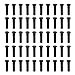 Uqezagpa 50Pcs/Pack Bike Road Bicycles Nipple 12G 13G 14G High Strength Black Silver Spoke Nipple Bike Spoke