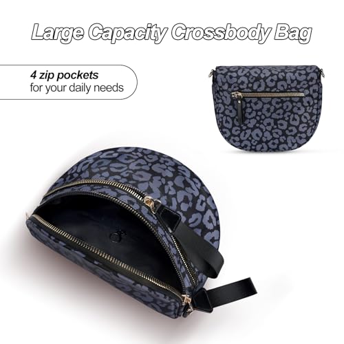 Image of Checkered Crossbody Bag, Bum Bags for Women Crossbody,Spacious Sling Bag Purse Fanny Packs with Shoulder Strap